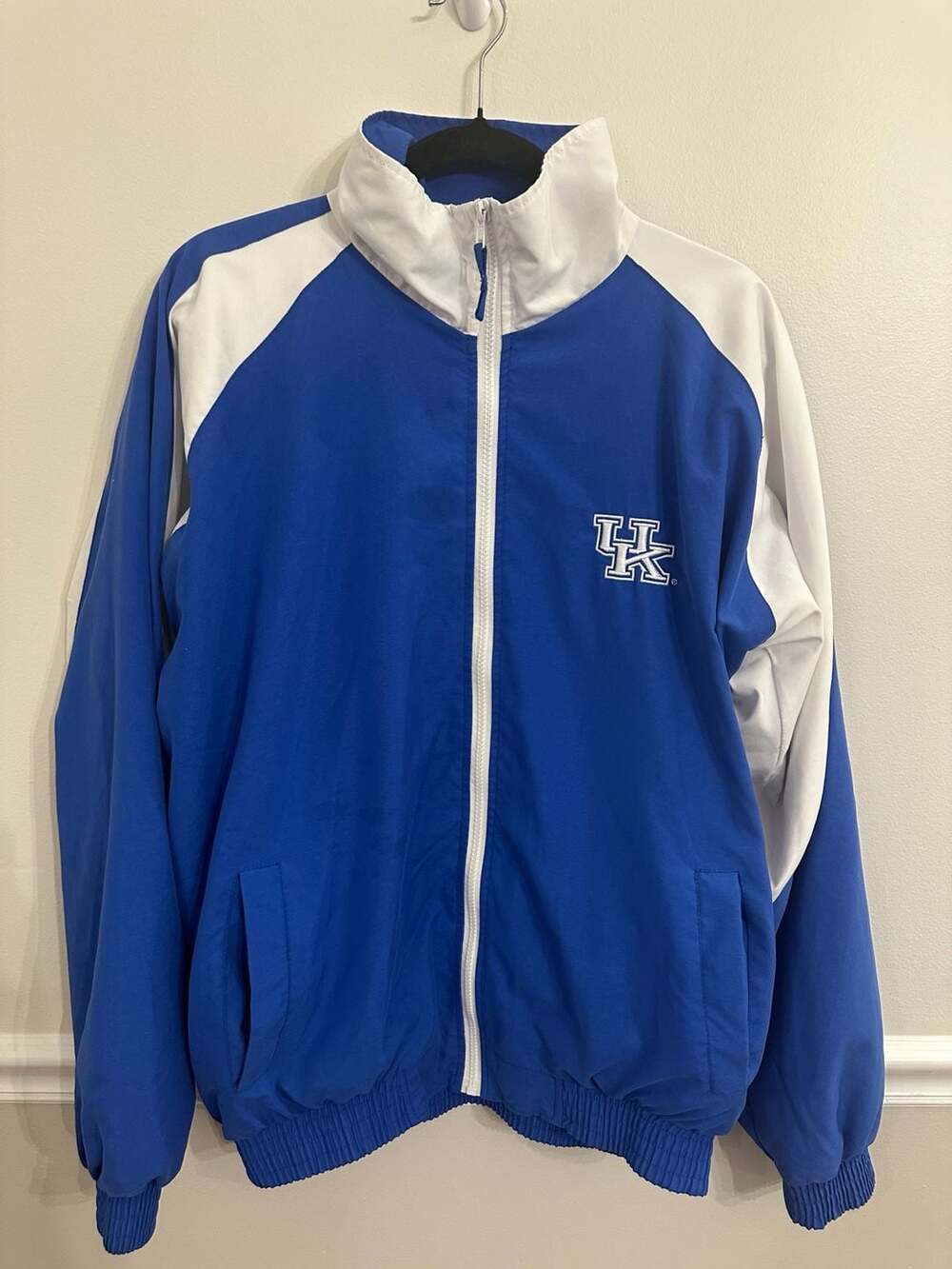 Vintage Planet Athletics University of Kentucky Wildcats Full Zip Windbreaker Ja